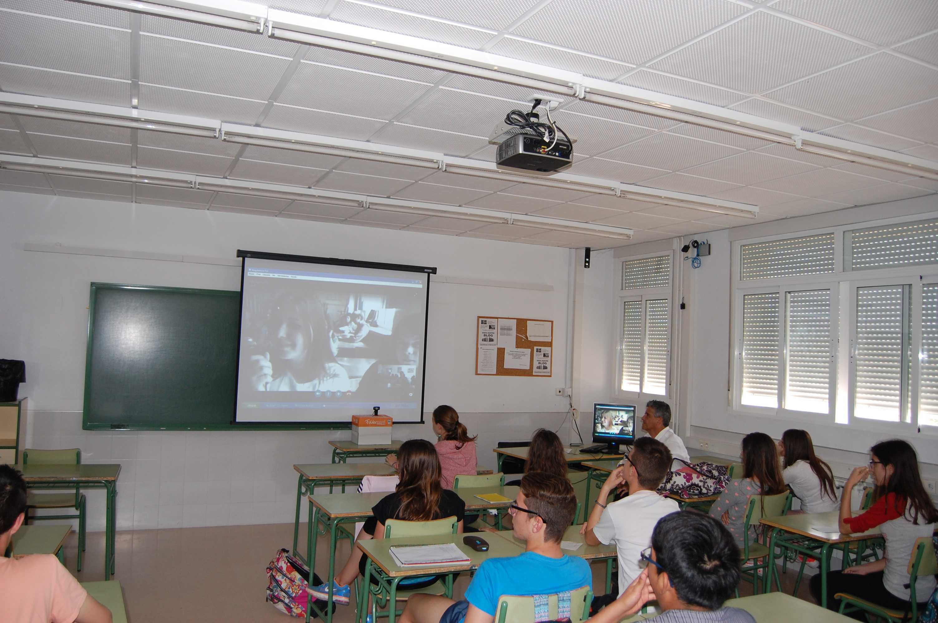 Videoconferencia en inglés